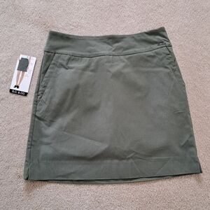 ❤️ S.C.& Co. Pull On Skort Green Stretch Skirt Women's Various Sizes NWT